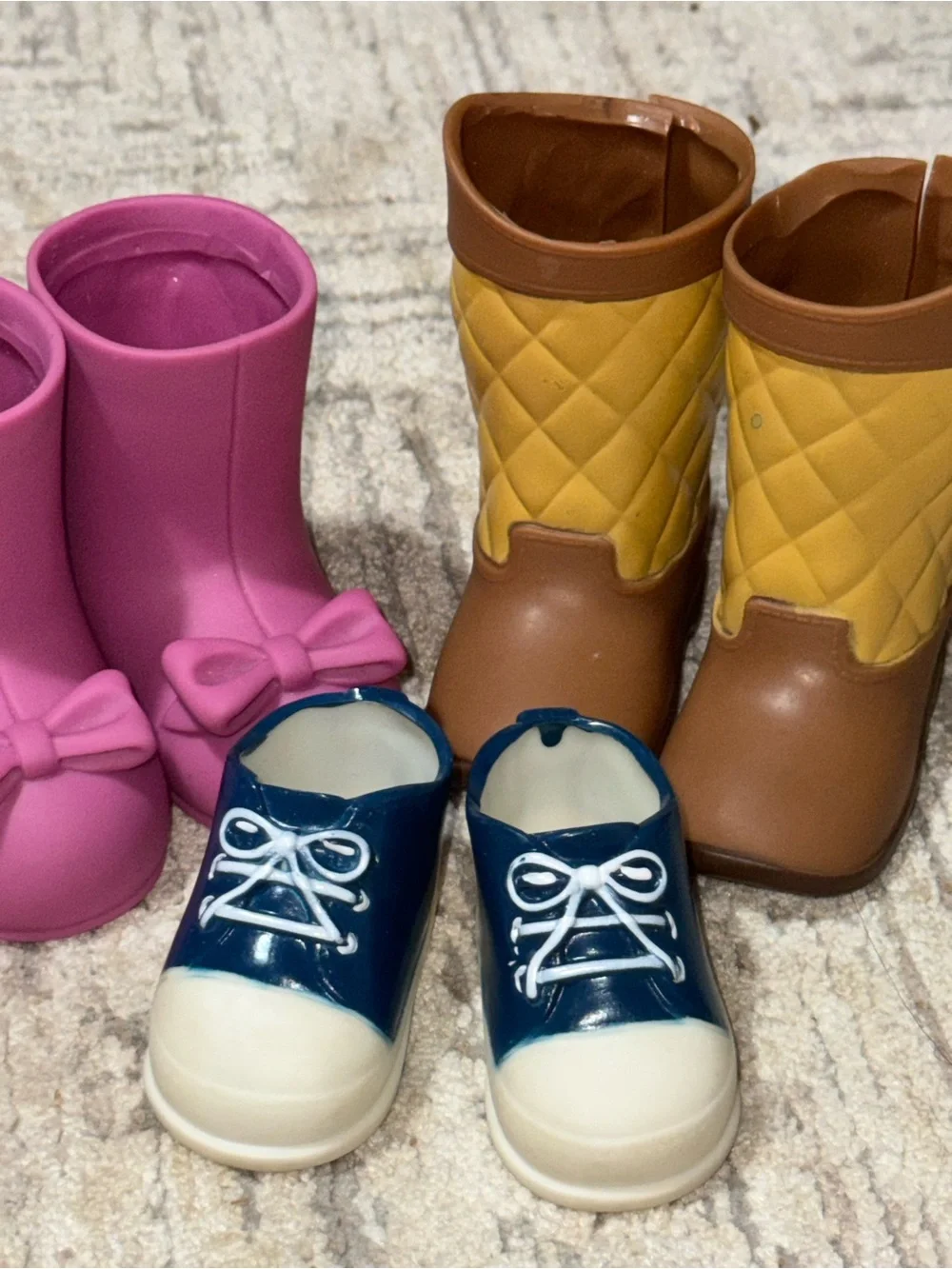 Our generation footwear lot 18” dolls western boots rain boots & tennis shoes